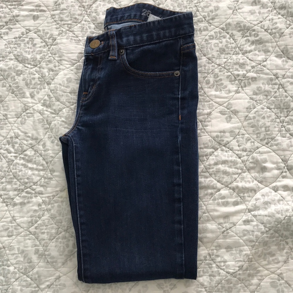 i. crew toothpick jeans